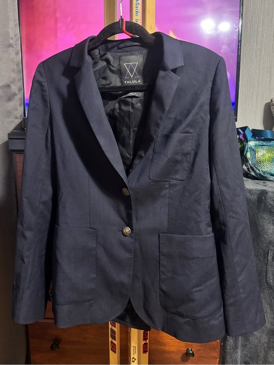 Talula Jackets & Blazers - 25. Talula Navy Women's Blazer - Classic Two-Button Tailored Jacket (Aritzia)
